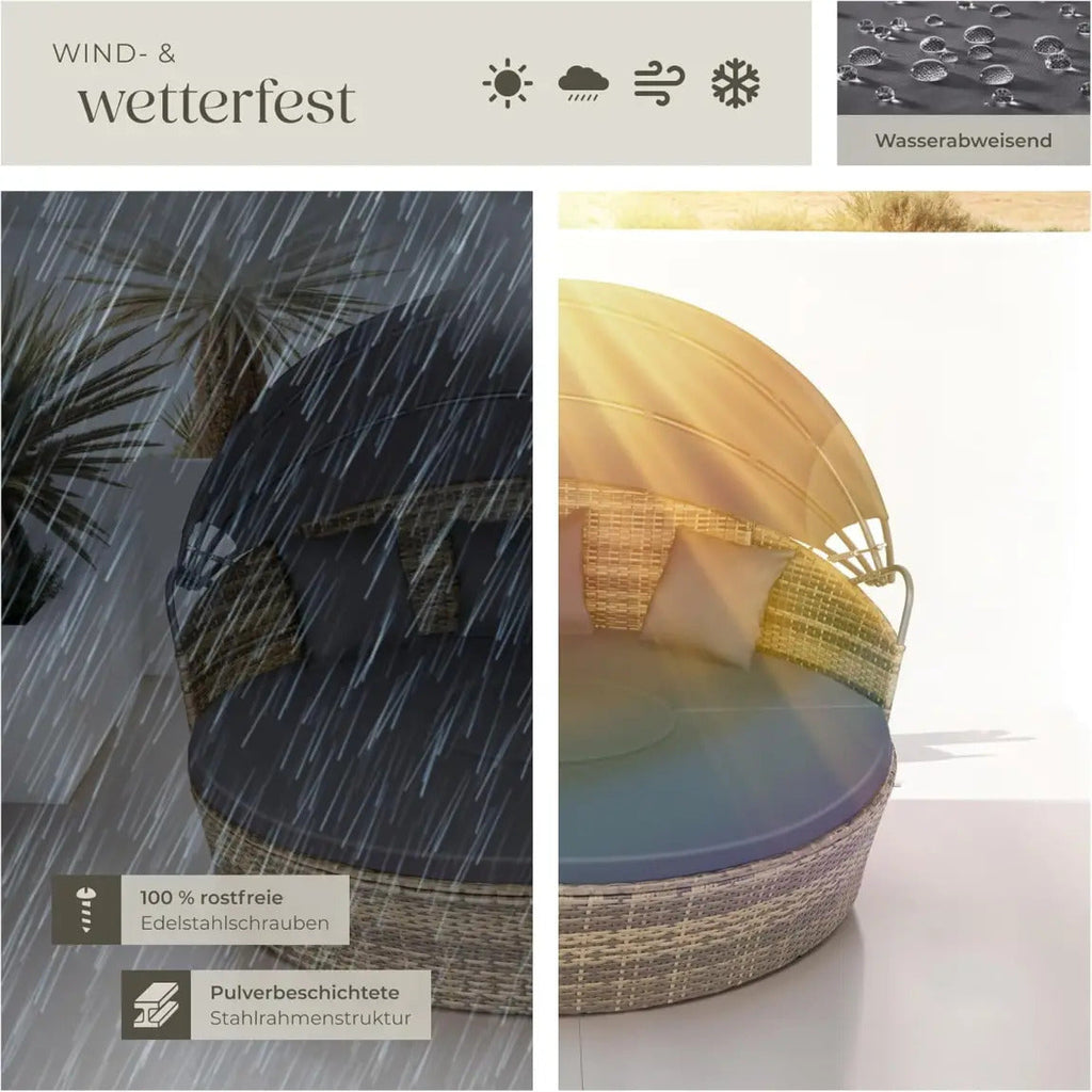 Lounge Shell Sun Island Outdoor Weatherproof