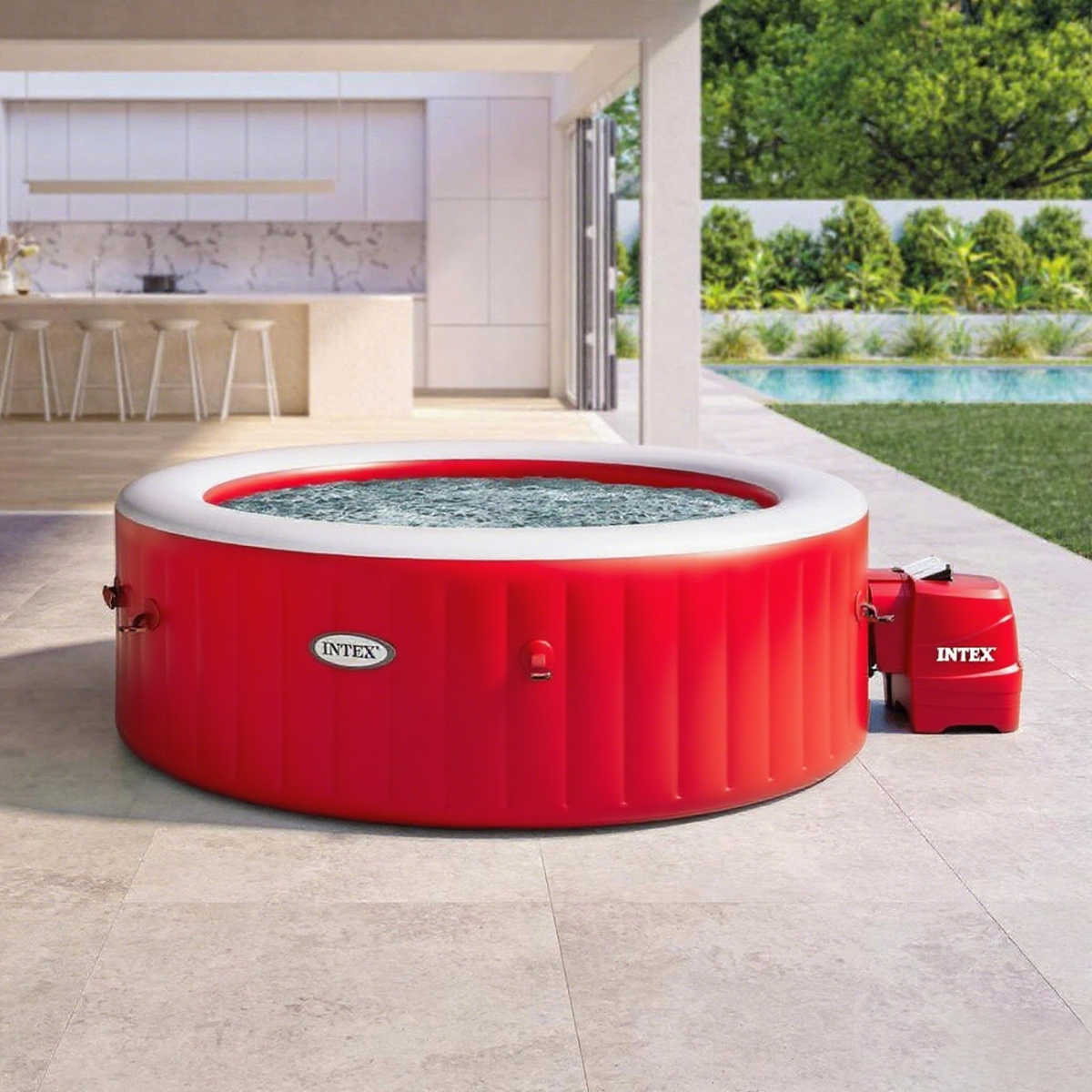 INTEX 28428EX Inflatable Spa. 4-6 People